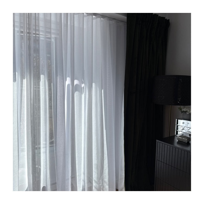Mercer41 Ike Velvet 100% Blackout Curtains with Back Tab Hooks